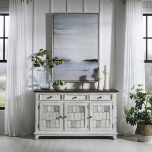 River Place - Accent Server - White
