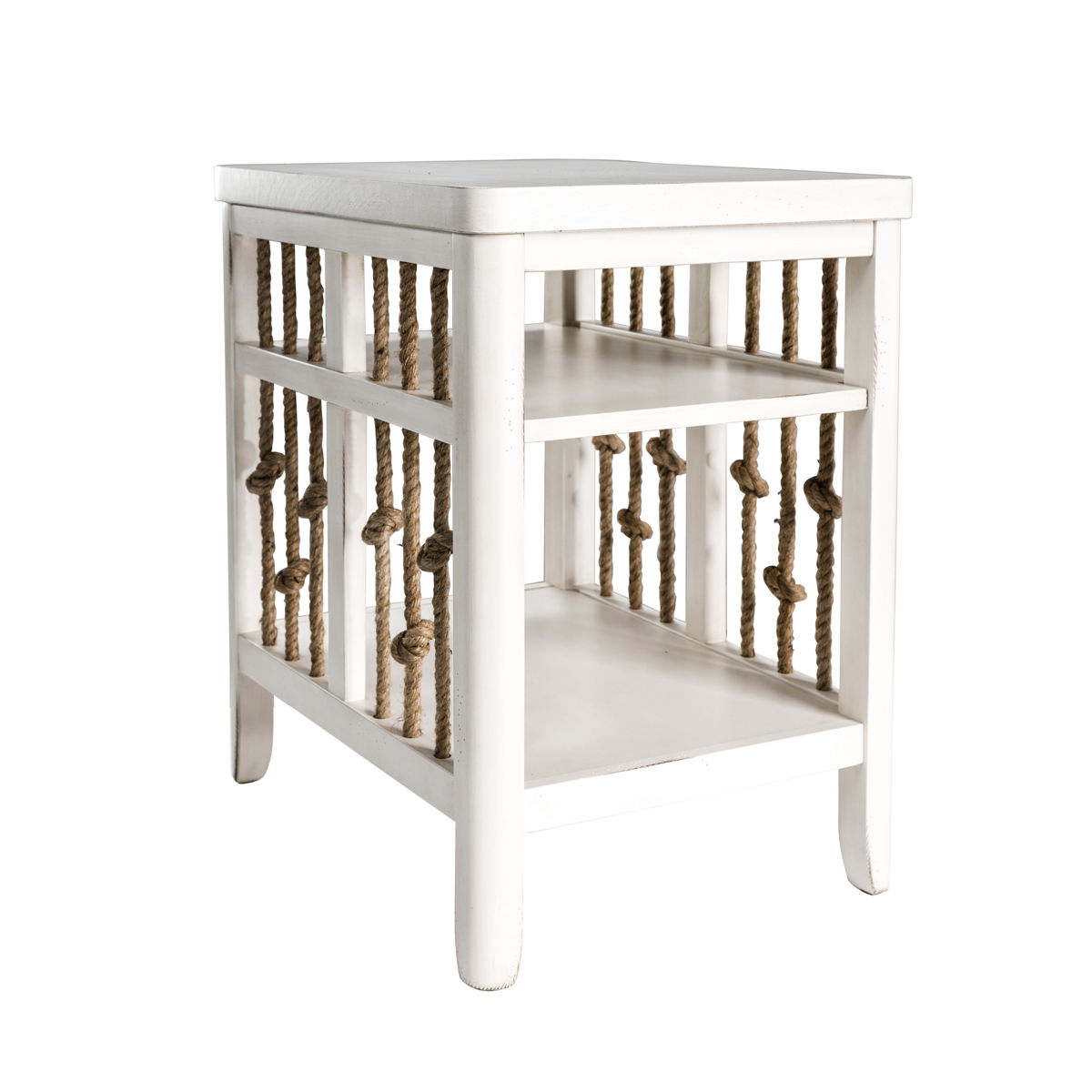 Dockside - Chair Side Table - White - Image 2