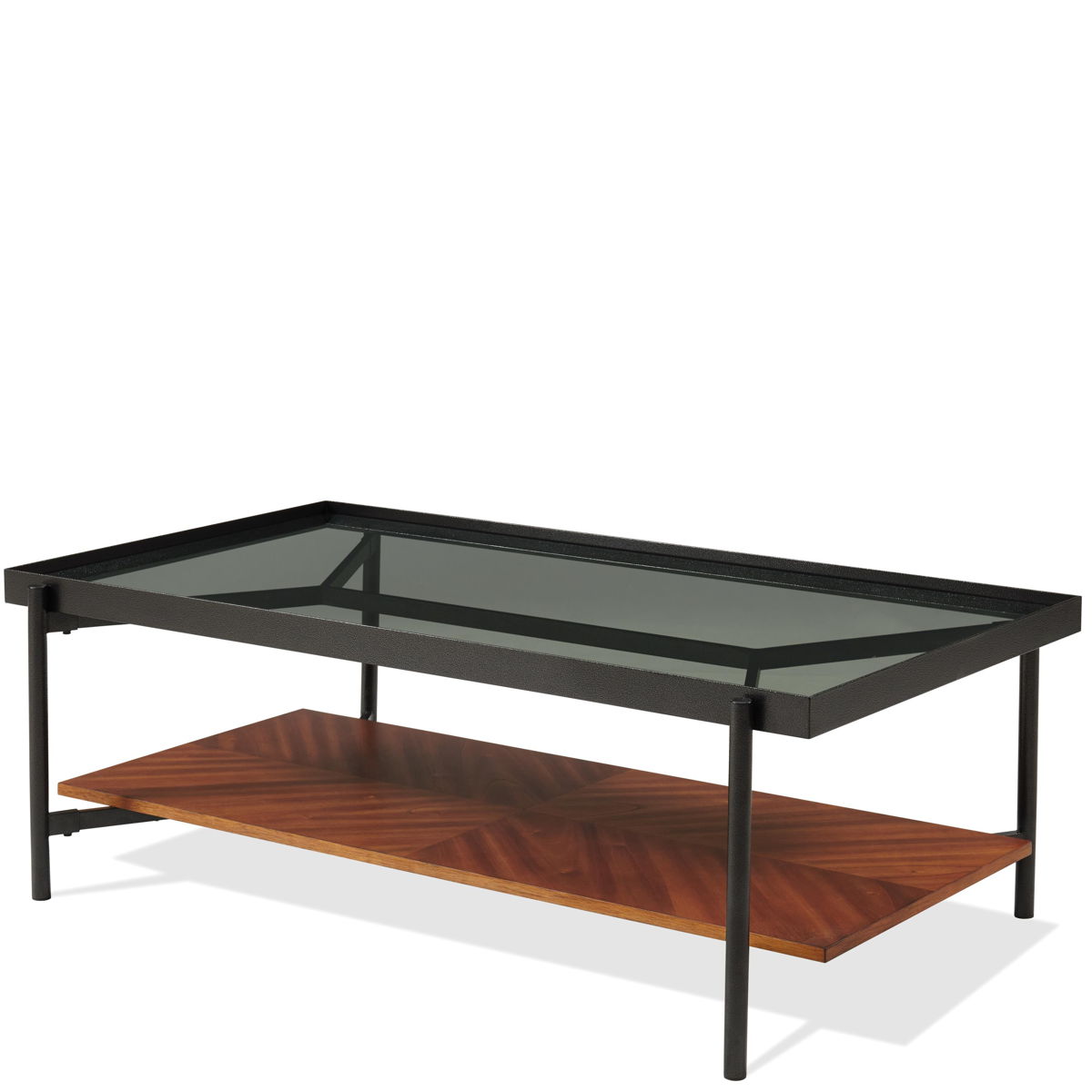 Lennox - Rectangular Coffee Table - Rosewood - Image 2