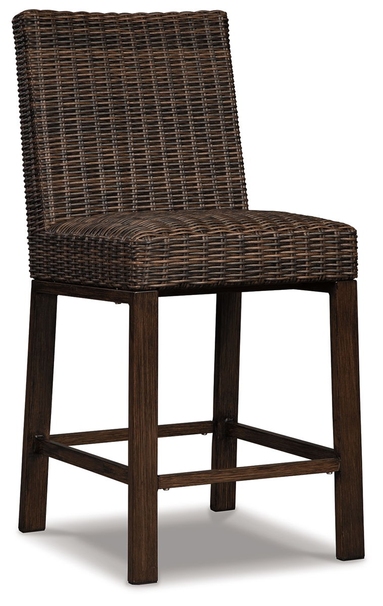 Paradise Trail - Barstool (Set of 2) - Medium Brown - Image 4