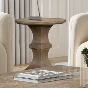 Artisan Home - Round Chairside Table - Brown