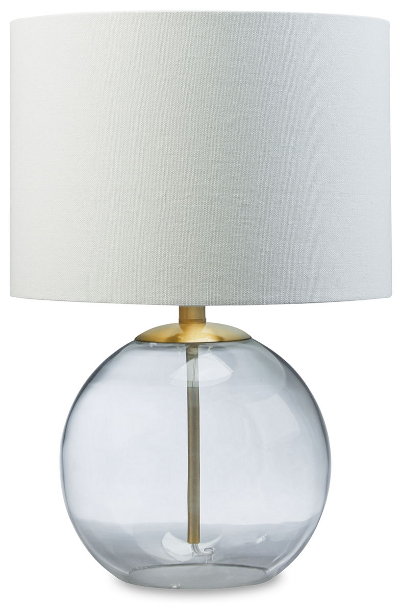 Samder - Glass Table Lamp - White
