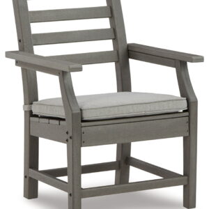 Visola - Arm Chair With Cushion (Set of 2) - Gray
