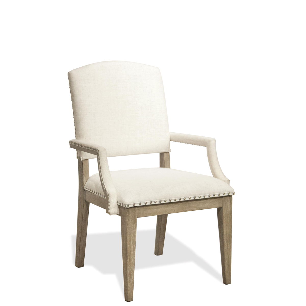 Myra - Upholstered Arm Dining Chair (Set of 2) - Natural - Image 3