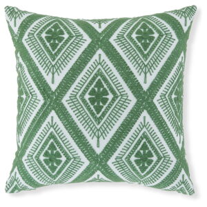 Bellvale - Pillow (Set of 4) - Green / White