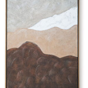 Fanthorne - Wall Art - Tan / Brown / White