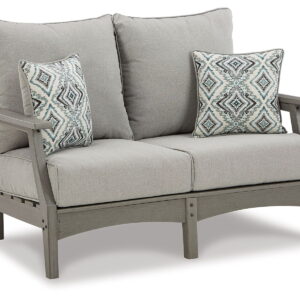 Visola - Loveseat w/Cushion - Gray