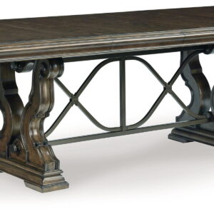 Maylee - Dining Extension Table - Dark Brown