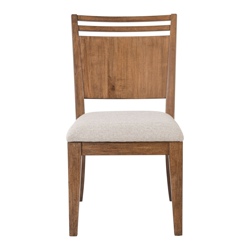 Shaker Lakes - Panel Back Side Chair (RTA) - Harvest Brown - Image 2