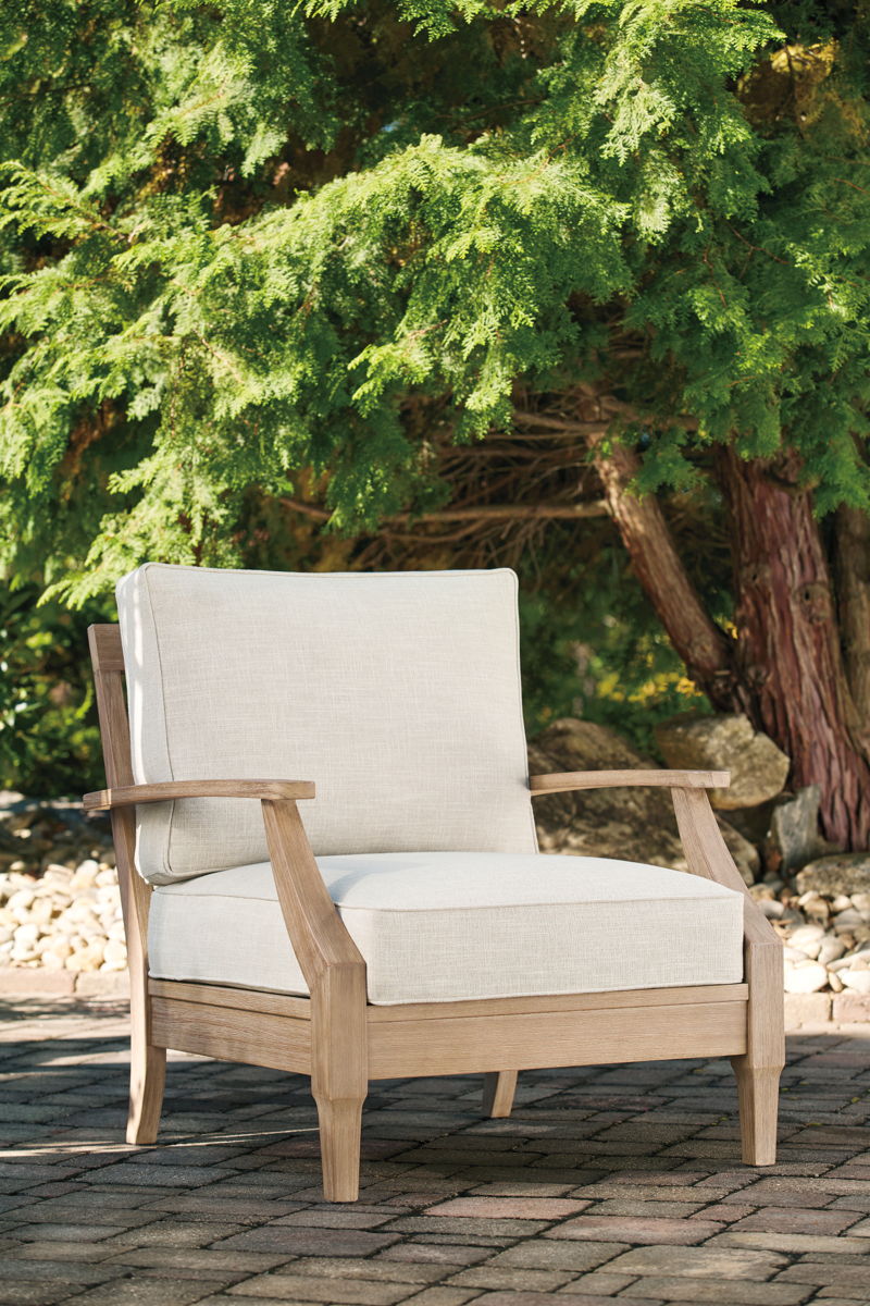 Carter Hall - Lounge Chair With Cushion - Beige - Image 4