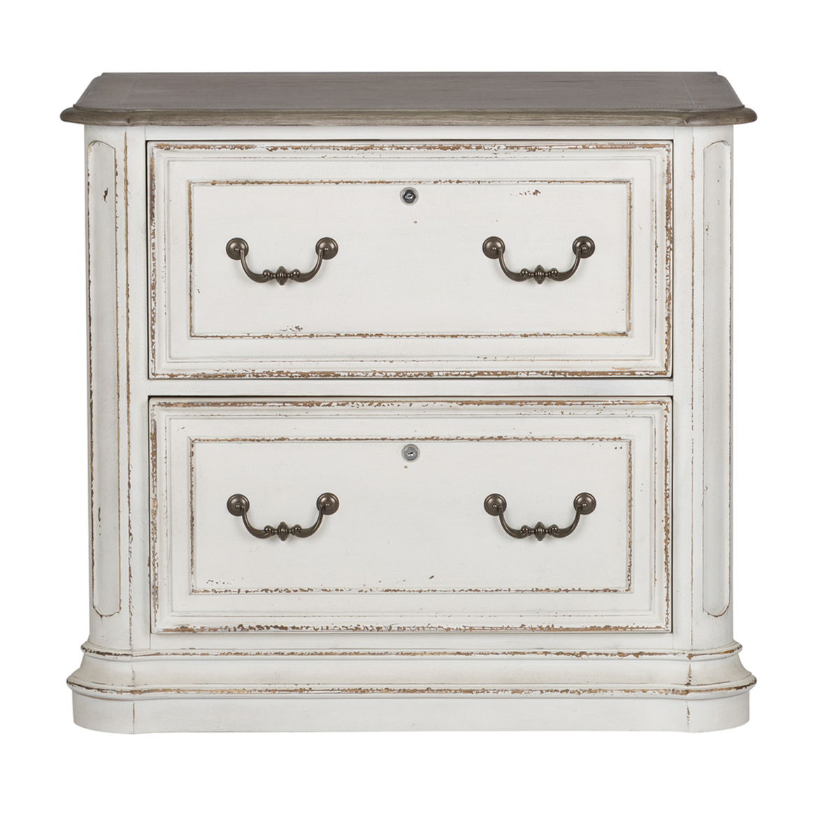 Magnolia Manor - Jr Executive Media Lateral File - Antique White - Image 2