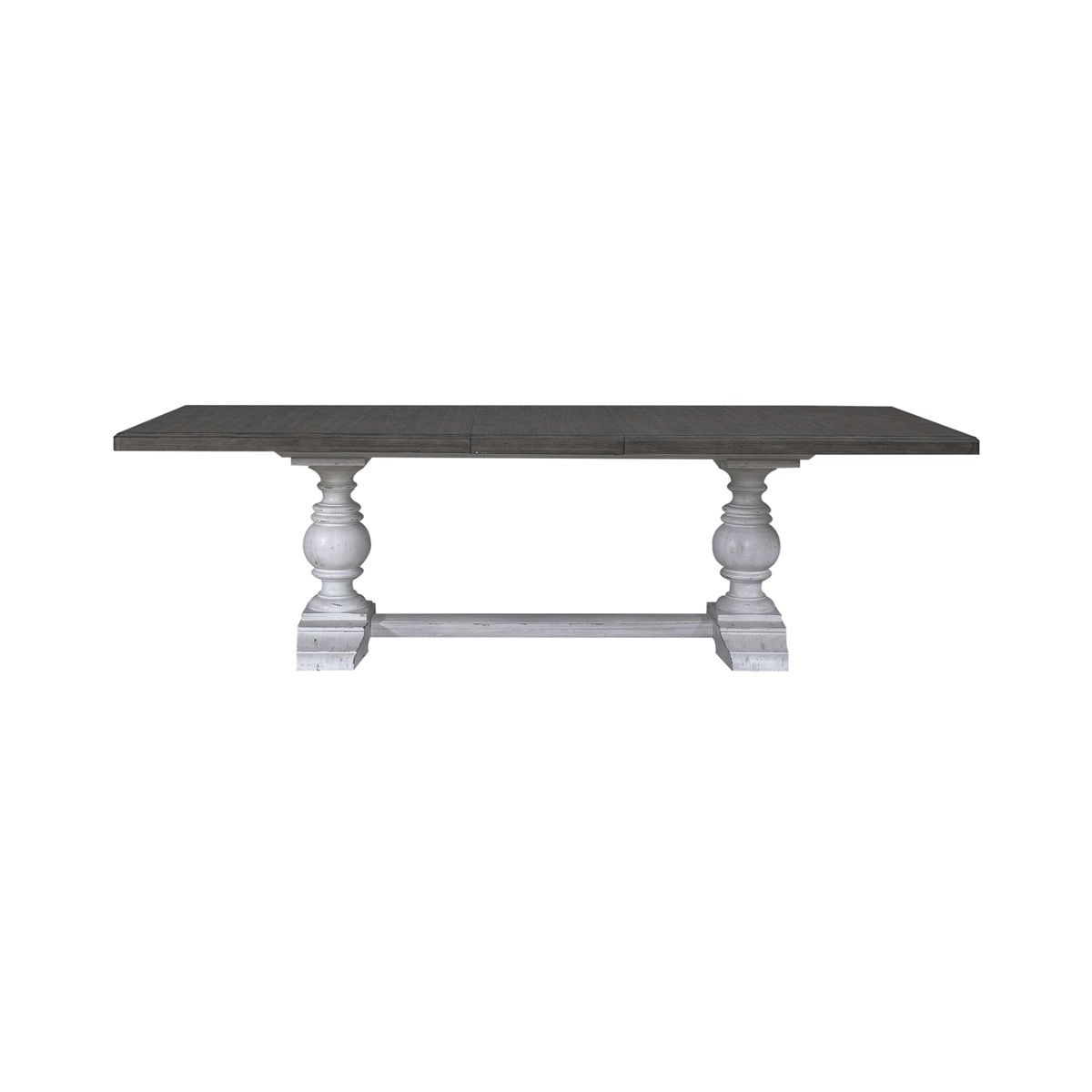 River Place - Trestle Table - Riverstone White & Tobacco - Image 10