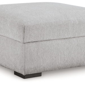 Gabyleigh - Ottoman With Storage - Nickel