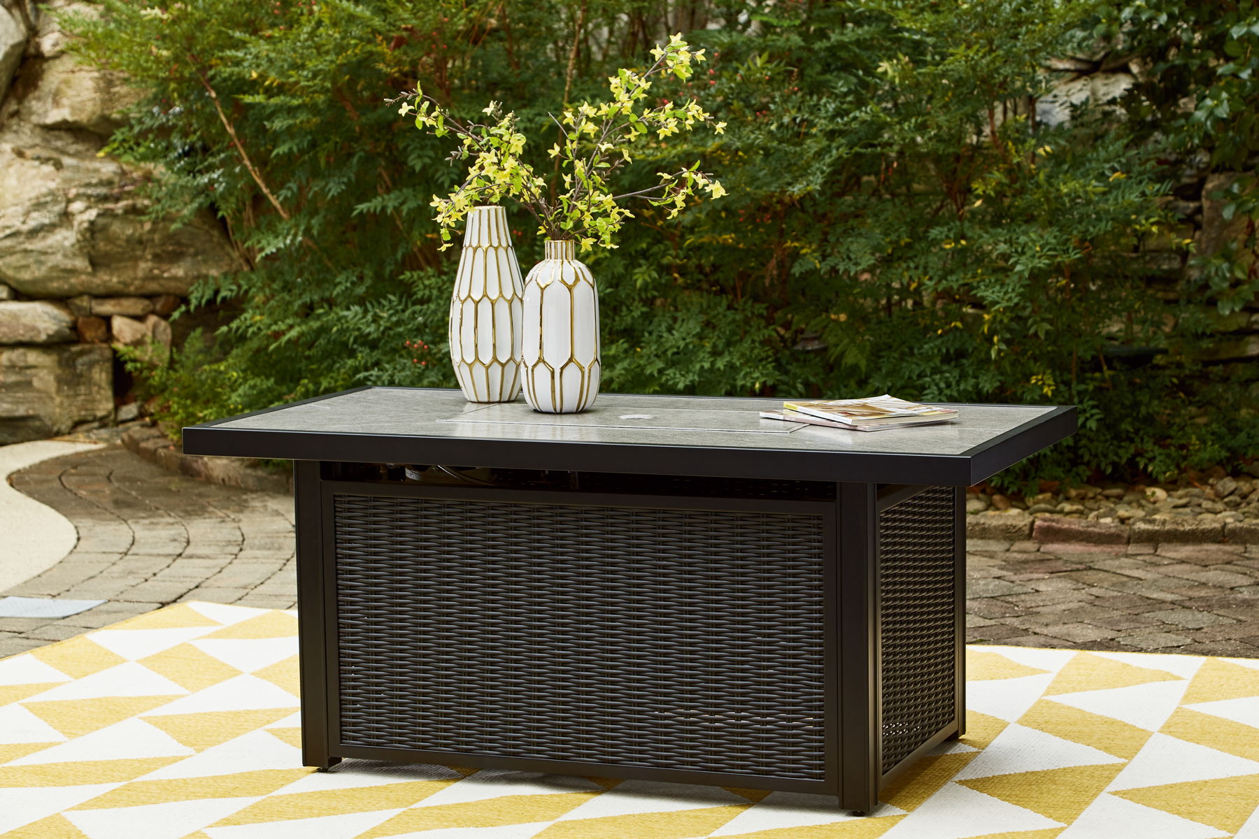 Beachcroft - Rectangular Fire Pit Table - Image 8