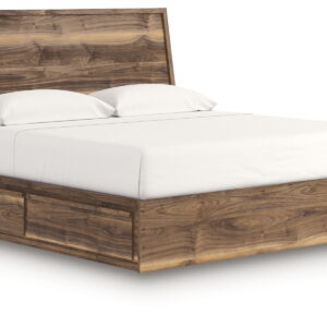 Chirason - Panel Bed With Storage