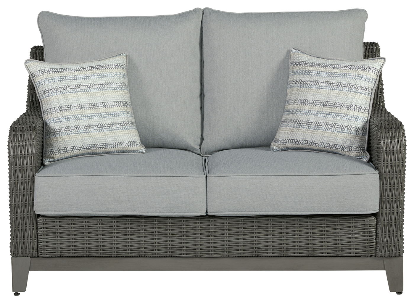 Elite Park - Loveseat w/Cushion - Gray - Image 3