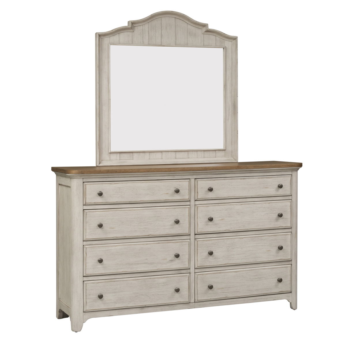 Farmhouse Reimagined - Dresser & Mirror - White - Image 11