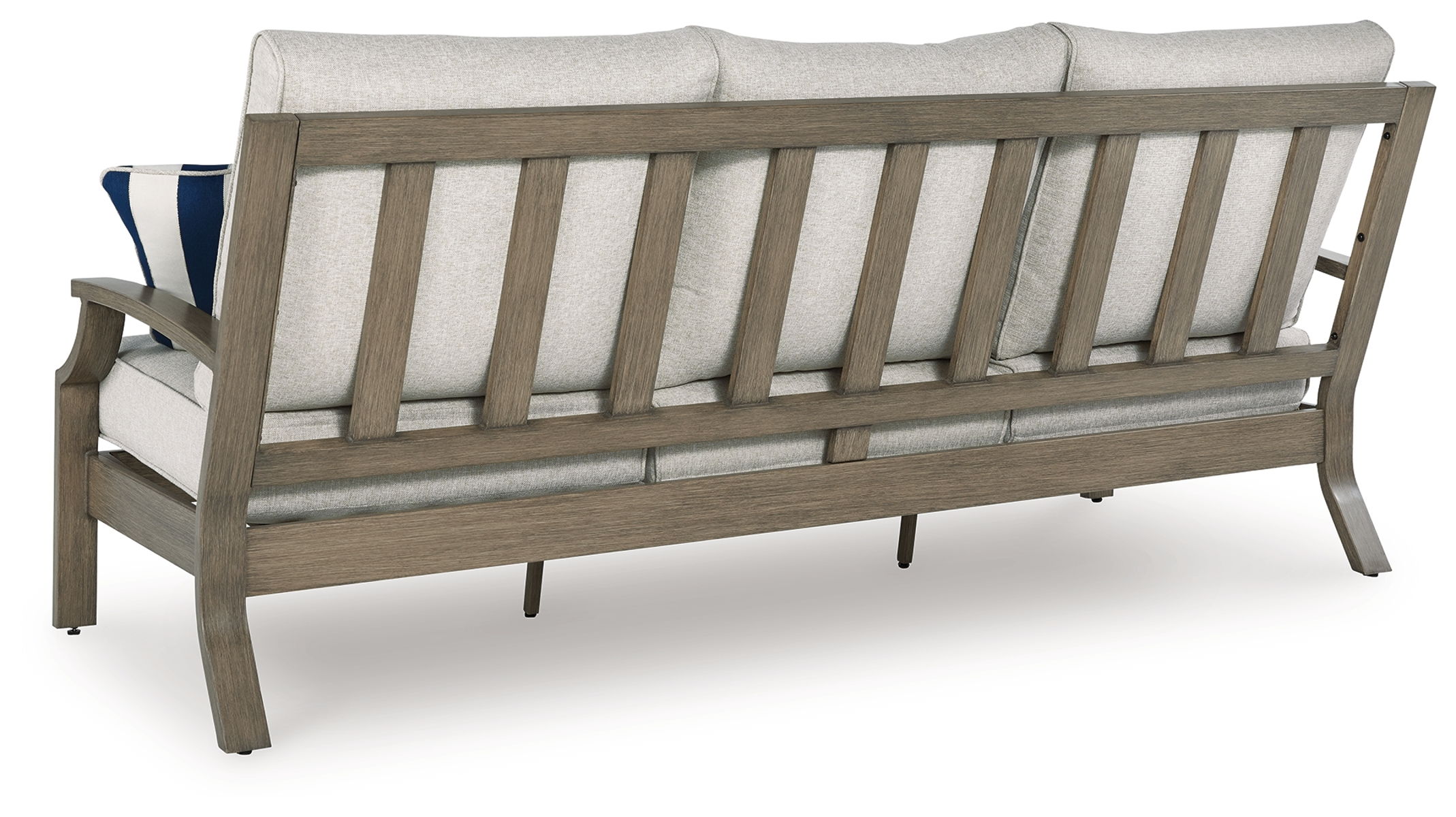 Rainier Ranch - Sofa With Cushion - Brown / Beige - Image 4