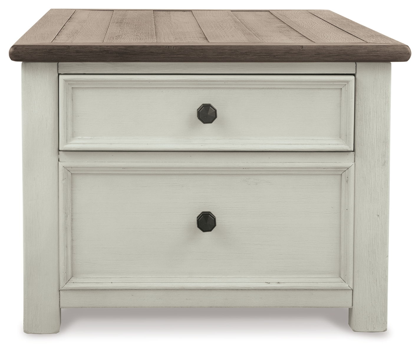 Bolanburg - Lift Top Cocktail Table - White / Brown / Beige - Image 8