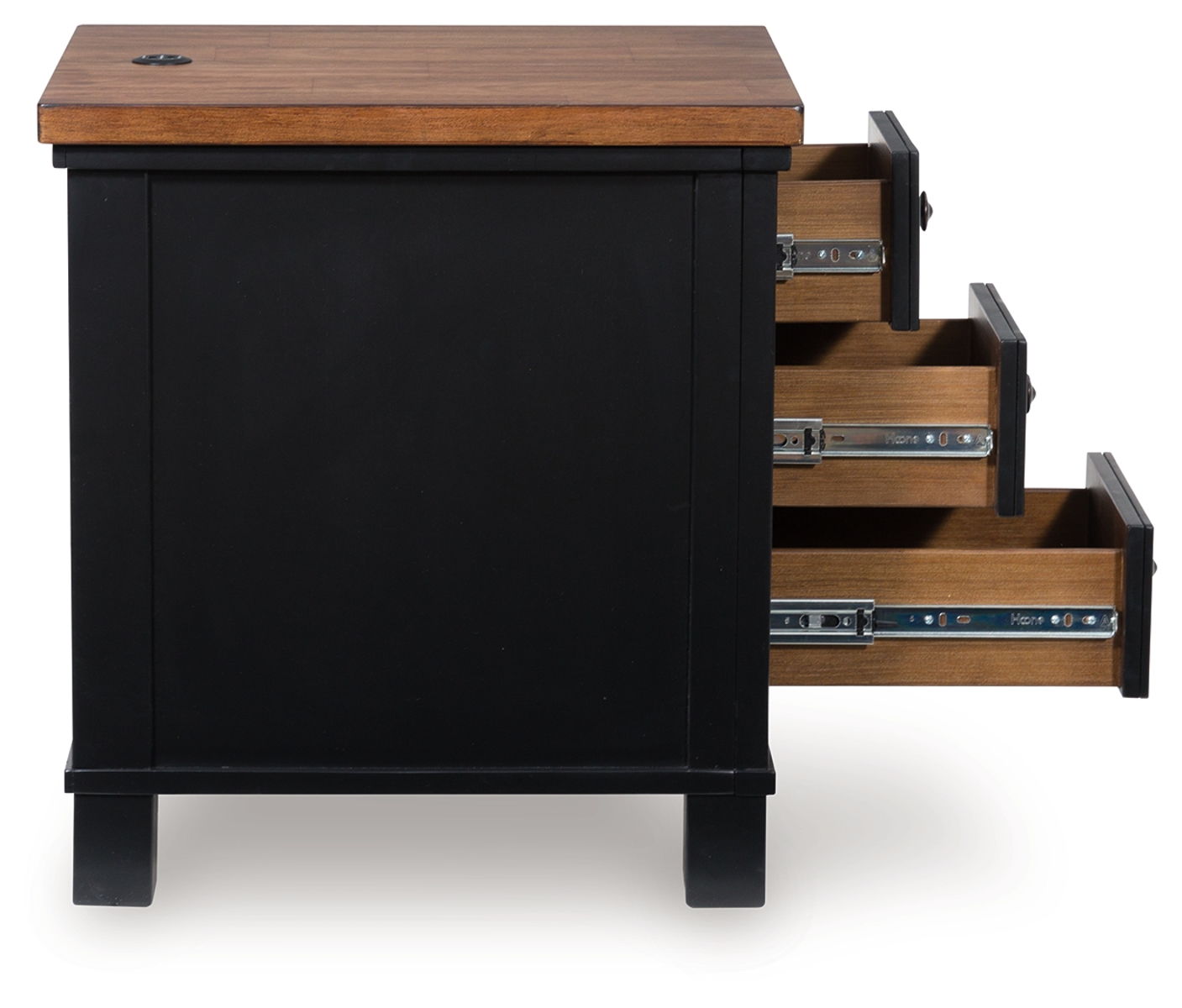 Wildenauer - Chair Side End Table - Brown / Black - Image 11