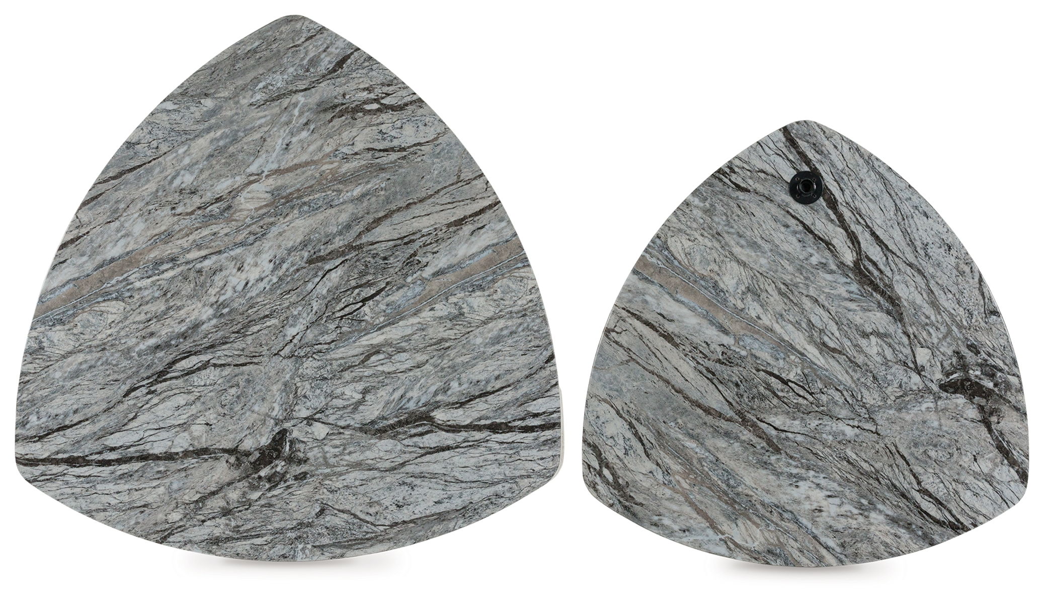 Surmour - Stacked Cocktail Table - Gray / Brown - Image 2