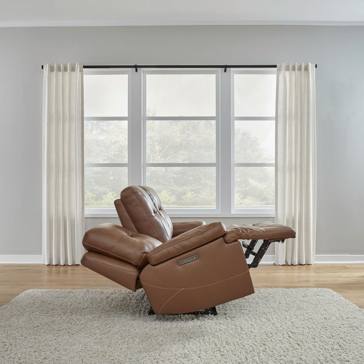 Cameron - Sofa P3 & ZG - Saddle - Dakota Saddle Leather - Image 6