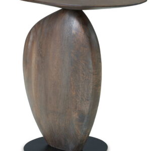 Cormmet - Accent Table - Brown / Black