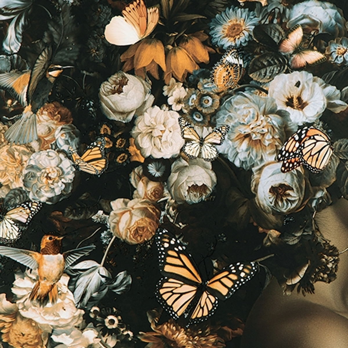 Valfer - Wall Art - Orange / Black / White - Image 2