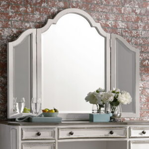 Magnolia Manor - Vanity Mirror - White