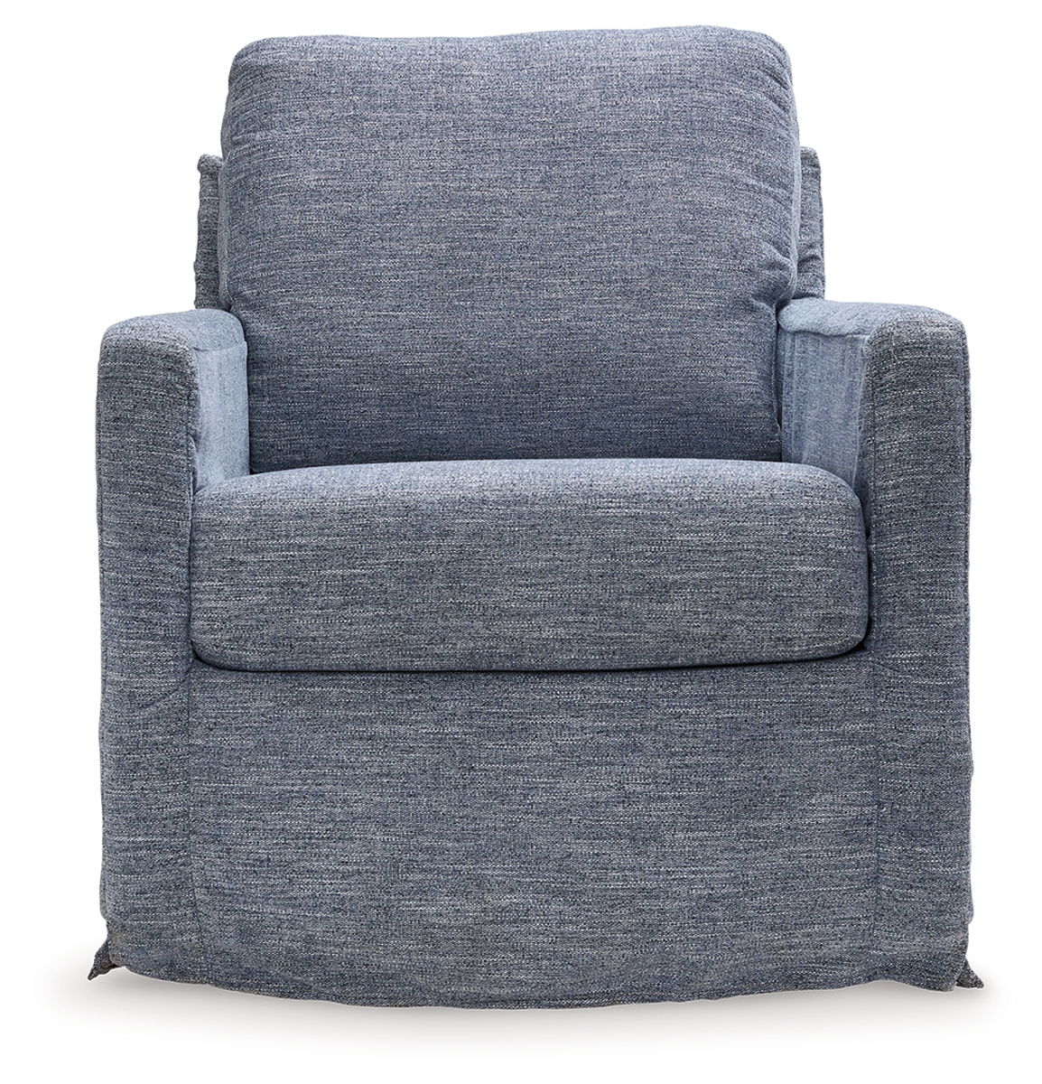 Nenana Next-Gen Nuvella - Swivel Glider Accent Chair - Image 3
