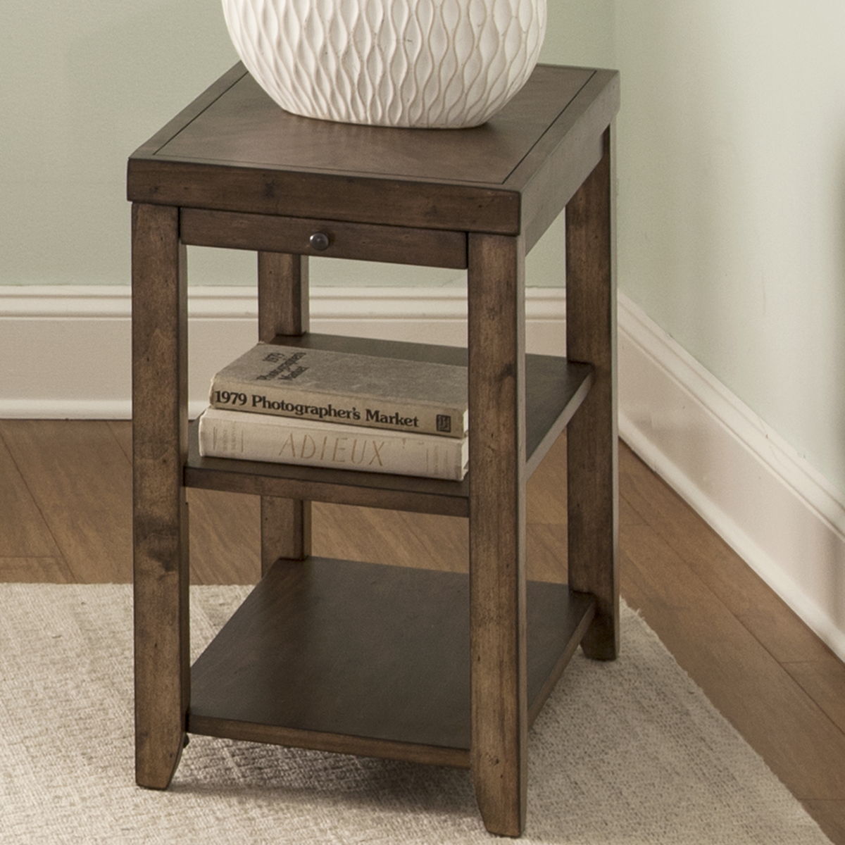 Mitchell - Chair Side Table - Nutmeg - Image 3