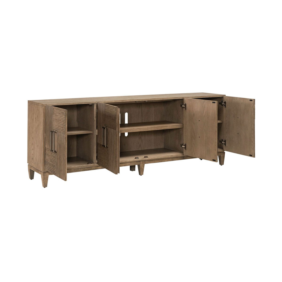 Serenity - 82" Accent TV Console - Burnished Beige - Image 3