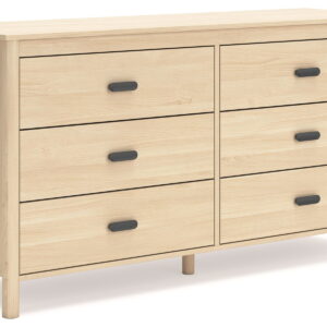 Cabinella - Six Drawer Dresser - Tan