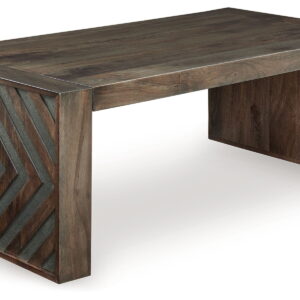 Dreggan - Rectangular Cocktail Table - Brown