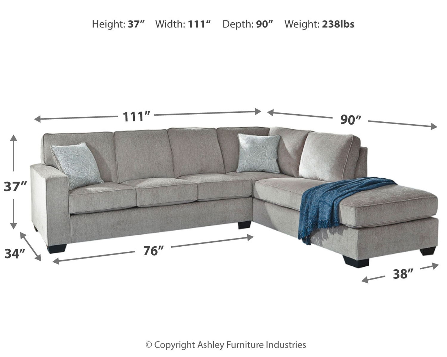 Altari - Sleeper Sectional - Image 2