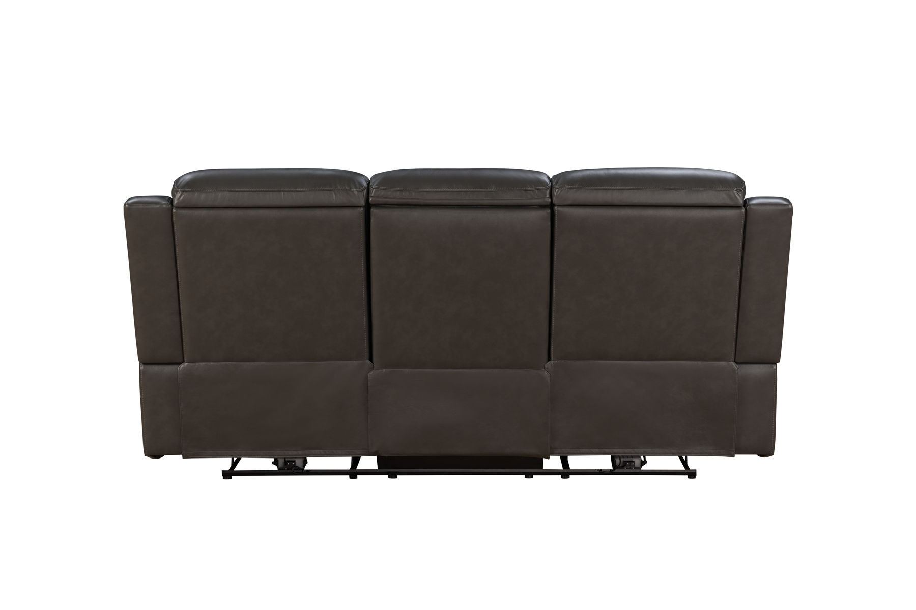 Leon - Power Sofa Recliner With Power Headrest, Power Lumbar, Heat And Massage (Dropdown Table With Smart Tabletop Control) - Smokey Gray - Image 6