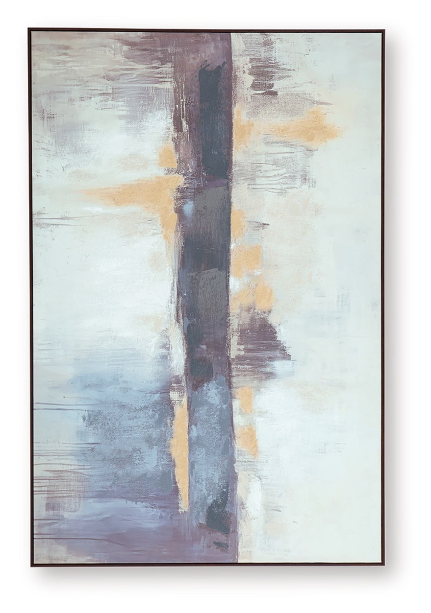 Gatesford - Wall Art - Blue / White / Tan - Image 6