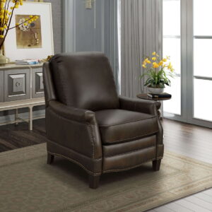 Ashebrooke - Push Thru The Arm Recliner - Walnut