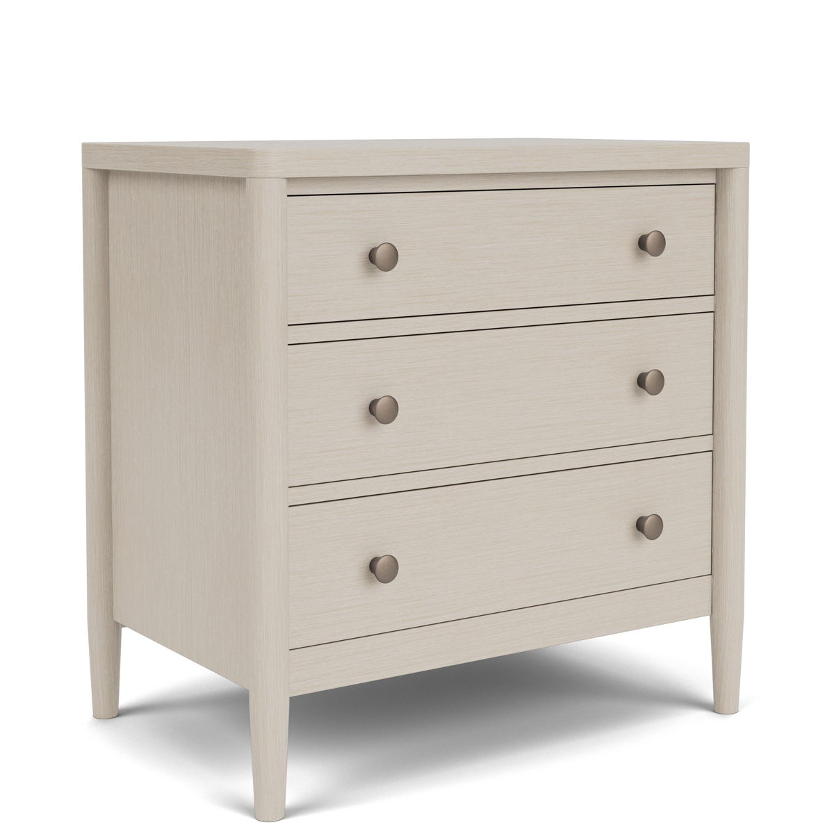 Laguna - 3 Drawer Nightstand - Beige - Image 7