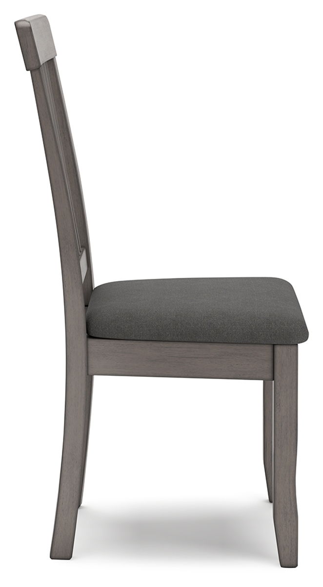 Shullden - Dining Room Side Chair (Set of 2) - Gray - Image 4