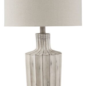 Imre - Poly Table Lamp - Distressed Brown