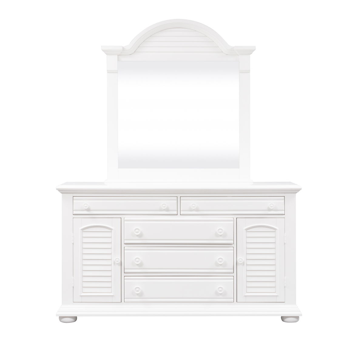 Summer House - 2 Door 5 Drawer Dresser - Oyster White - Image 5