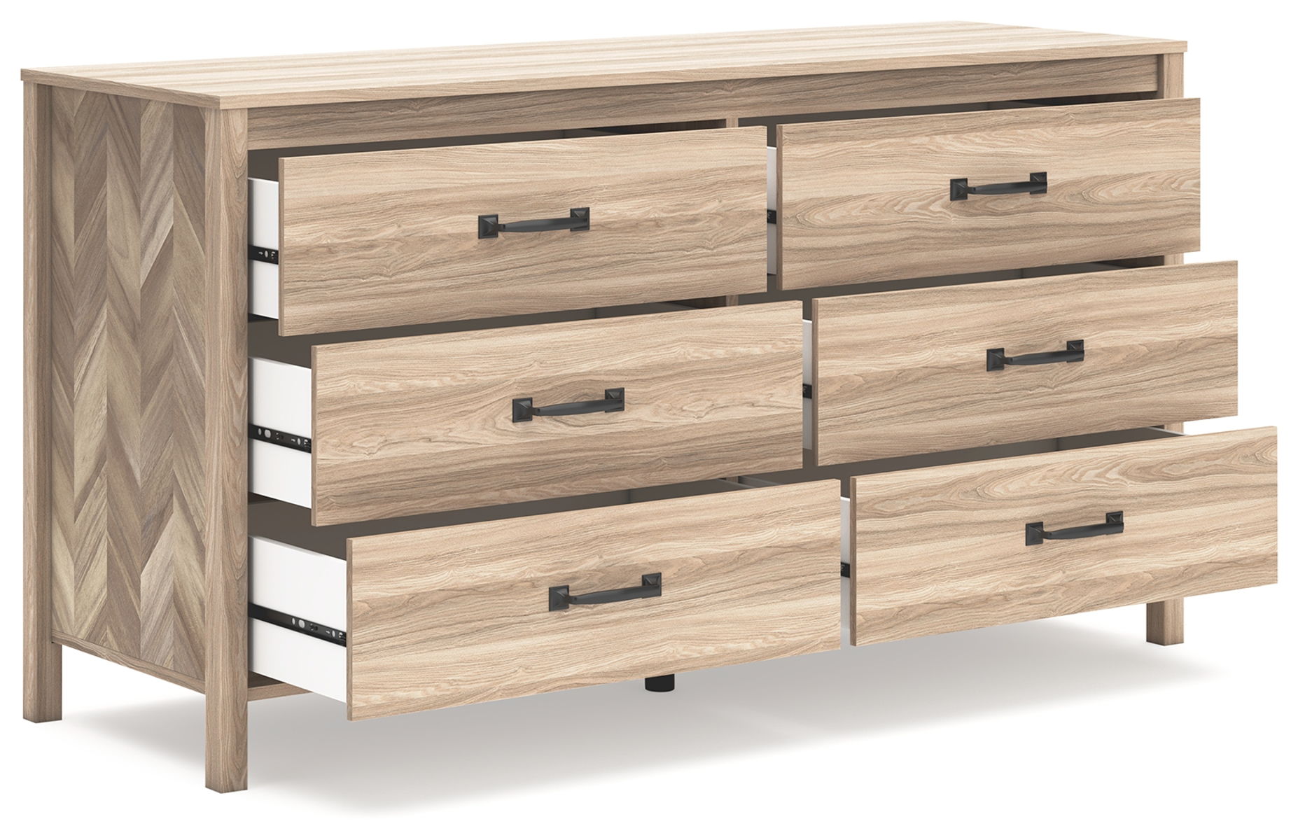 Battelle - Six Drawer Dresser - Tan - Image 9
