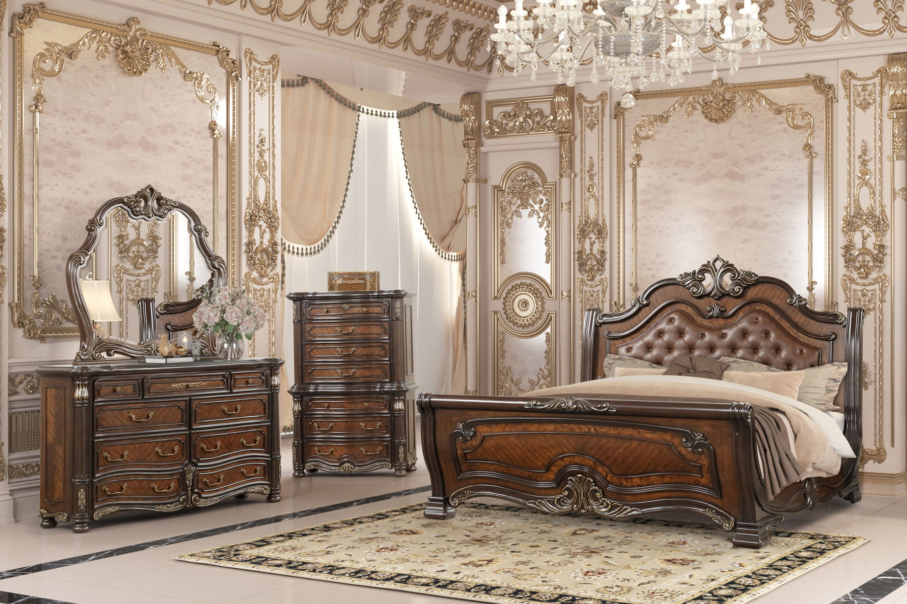 Bella Notte - Upholstered Bedroom Set - Image 3