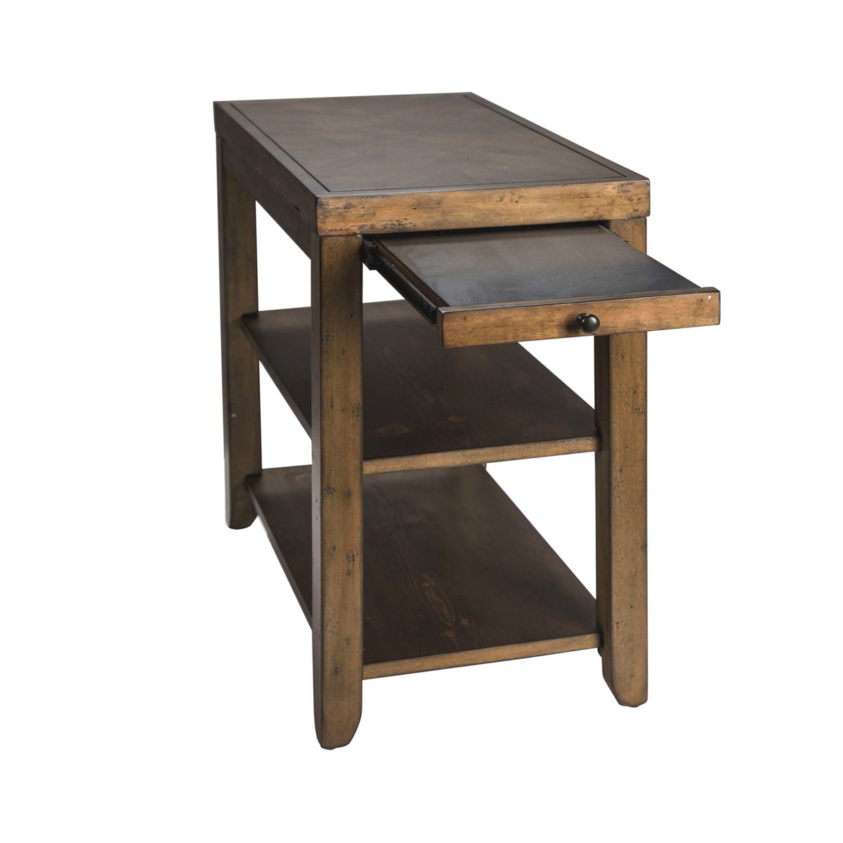 Mitchell - Chair Side Table - Nutmeg - Image 2