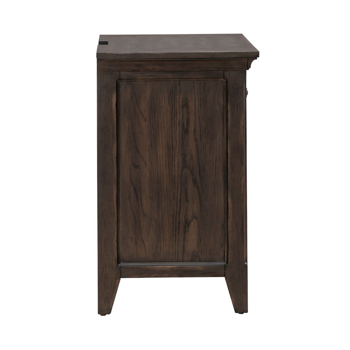 Paradise Valley - Nightstand With Charging Station - Saddle Brown - Image 4