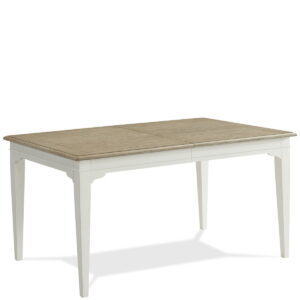Myra - Rectangular Leg Dining Table - Natural / Paperwhite