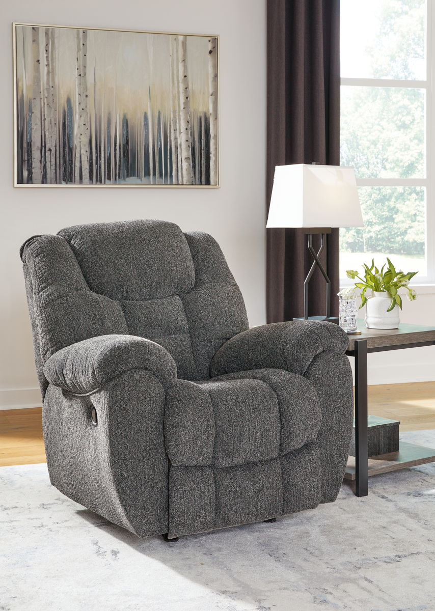 Foreside - Rocker Recliner - Charcoal - Image 3