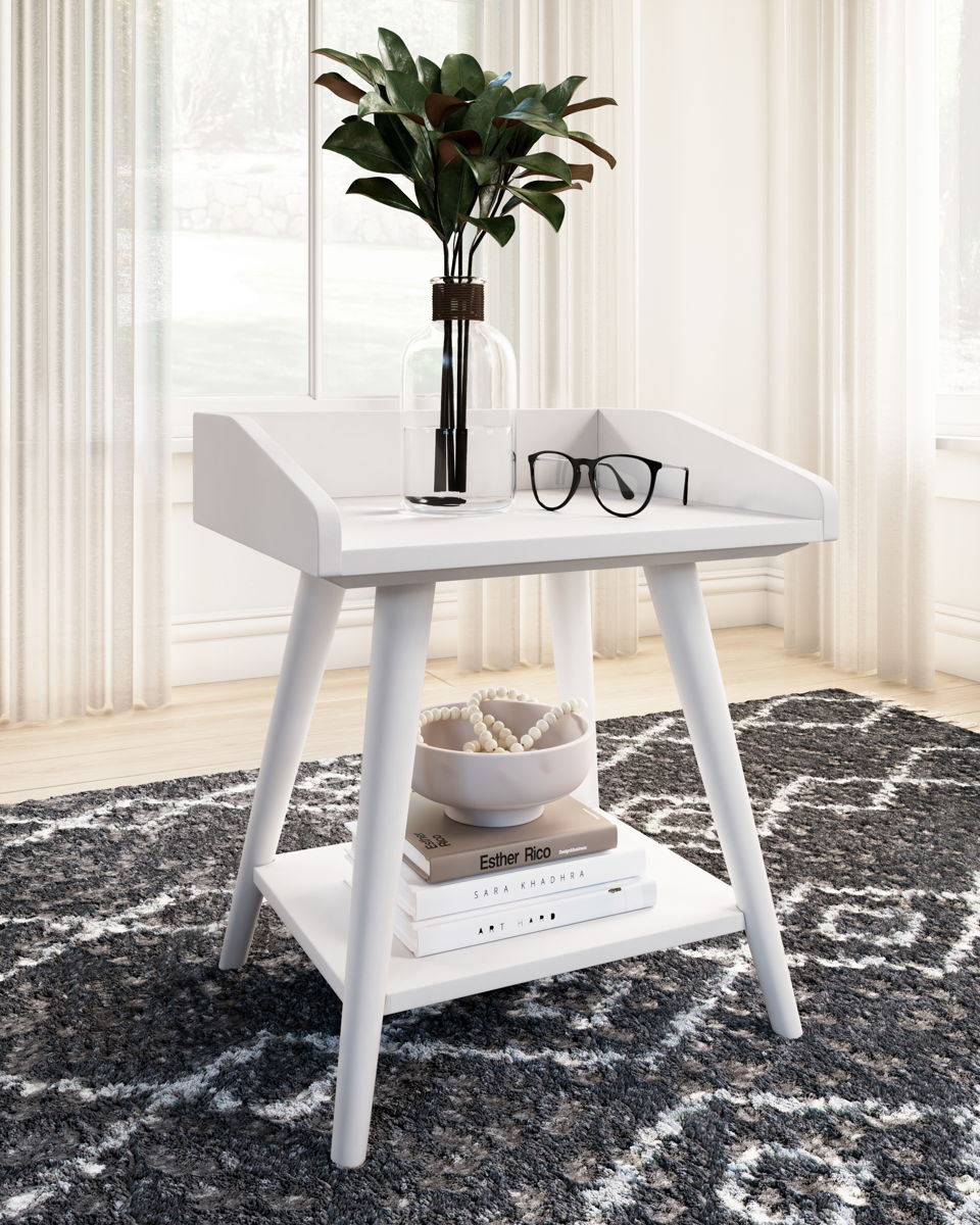Blariden - Accent Table - White - Image 2