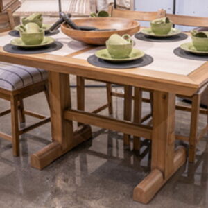 Ridgester - Rectangular Dining Room Counter Table - Light Brown